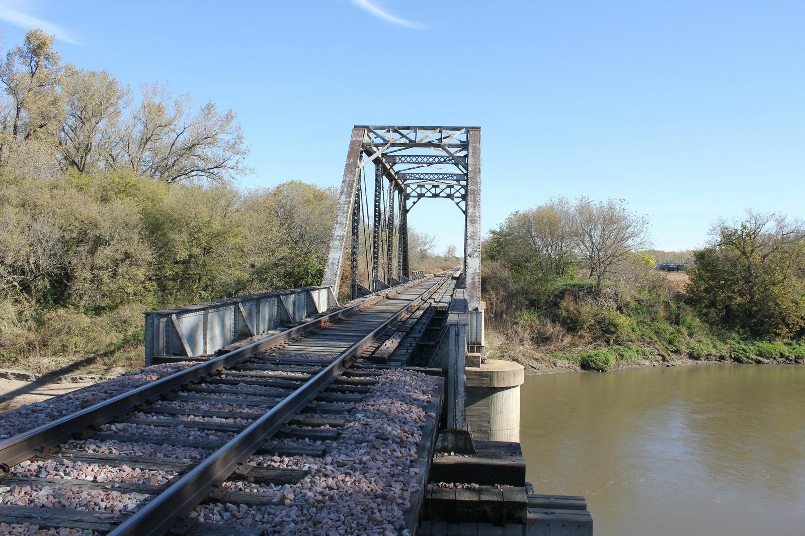 Looking east